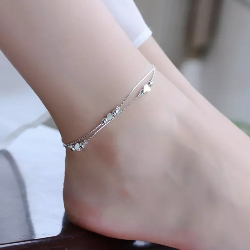 🌟 Dainty Anklet Chain Sterling Silver 925